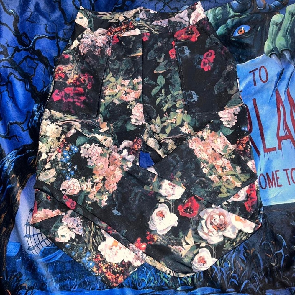 Blackmilk Clothing Take My Monet Cuffed Pants